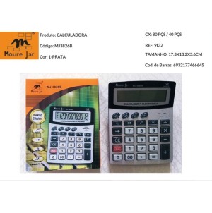 MJ3826B CALCULADORA DE MESA -PIL-AAA-12DIG