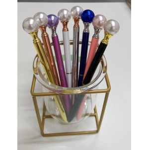 CANETA ESFEROGRAFICA RETRATIL CORPO METAL MJ21924-71 C/25