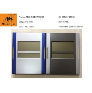  RELOGIO DE PAREDE MEDIO:MJ-3886N