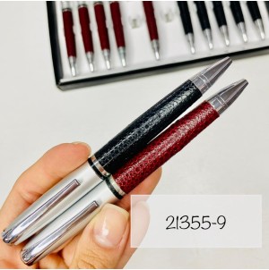 CANETA ESF  RETRATIL CORPO METALC/12PÇS :MJ21355-9