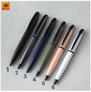 REF: MJ-21924-96 CANETA ESFEROGRAFICA, RETRATIL, METALICA -------------- CX:500PÇS /SUB: 50PÇS CADA COR   