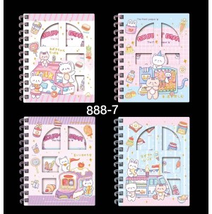 CADERNO. REF:MJ888-7. MUL/24P/C