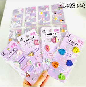 REF:MJ-22493-14C  CLIPS PARA PAPEL C/ 20PÇ DE MDF