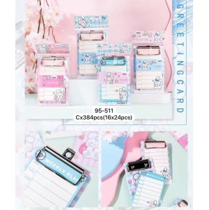 REF:95-511. 24PC/CX LEMBRETE DE PAPEL, AUTO-ADESIVO.