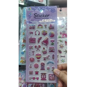 MJ2479-9 BX C/20 CARTELA ADESIVA COM DESENHOS.