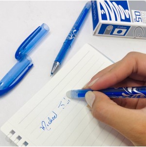 REF:SR-6008  MUL/12 CANETA ESFEROGRAFICA, COM APAGADOR EM UM DOS LADOS, APAGAVEL