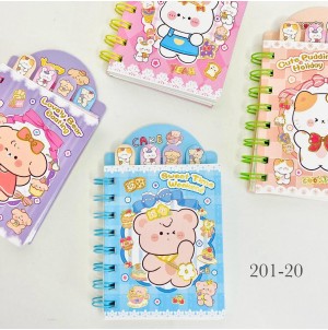 CADERNO. REF:A7-MJ201-20. BX C/20PC