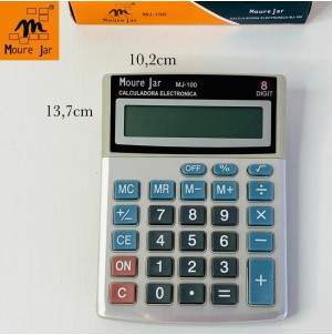 MJ100B CALCULADORA MEDIA -BATERIA-12DIG