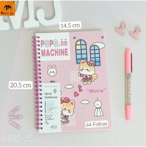 CADERNO. REF:68-MJ6825-25 CX144PÇS SUB 48PÇS MUL/48