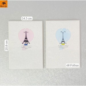 REF:7025-20 BLOCO DE ANOTACAO. CX 192 PÇS SUB 96PÇS MUL/12