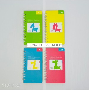 BLOCO DE ANOTACAO C/ 80 FOLHAS MJ-W21907-37 CX 216PÇS/ SUB: 72PÇS  -MUL/12PÇS