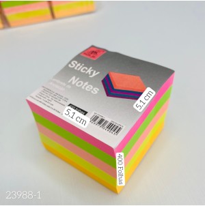 LEMBRETE DE PAPEL, AUTO-ADESIVO REF 23988-1 CX 288PÇS SUB 72PÇS MUL/12