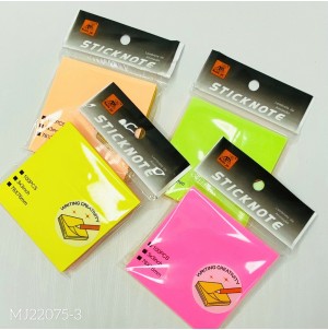 LEMBRETE DE PAPEL AUTO-ADESIVOC/12. REF 22075-3 CX 600PÇS SUB 120PÇS MUL/12