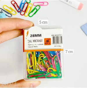 480-MJ24737-1 CLIPS PARA PAPEL C/40 PÇS DE METAL. CX 480 PÇS SUB 200 PÇS MUL/40