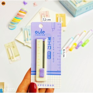  ESTILETE, DE LAMINA RETRATIL. REF:OL20- MJ8373  CX720PÇS/SUB:120PÇS  MUL/30PÇS