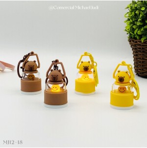 REF: MJ12-18. BX C/12 CHAVEIRO, DE PLASTICO CAPIVARA CX 600 SUB 120