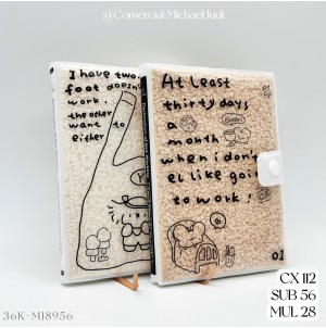 CADERNO. REF: 36K-MJ8956. CX 112PÇS SUB 56 PÇS MUL/28