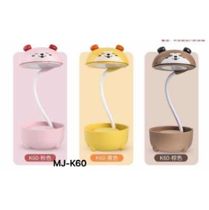 REF: K60 ABAJUR DE MESA, DE LED, COM CABO USB -------- CX:144PÇS /SUB:48PÇS-MUL:48PÇS