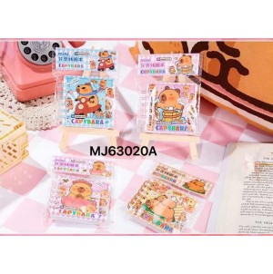 REF: MJ63020A/B CADERNO CAPIVARA --------- CX:840PÇS/SUB:120PÇS-MUL:20PÇS