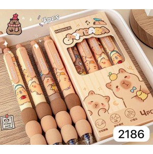 MJ2186 CANETA ESF, COM DUPLA FUNCAO, ESCREVE E APAGA CAPIVARA --------- CX600PÇS/MIN:120/MUL/20PÇS