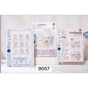 CADERNO. REF: B5-MJ9057       CX:192PÇS/MIN:48PÇS-MUL:12PS