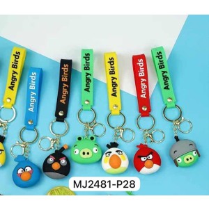 REF: MJ2481-P28 CHAVEIRO, DE PLASTICO ANGRY BIRDS  ------------ CX:600PÇS/MIN:120PÇS-MUL:12PÇS