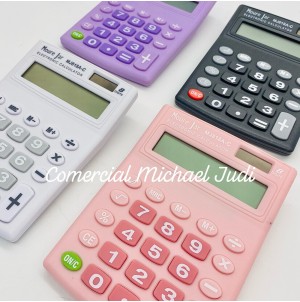 MJ818A-C CALCULADORA ELETRONICA, MEDIA, COM FONTE INTERNA ----CX:160PÇS/MIN:40PÇS -4COR