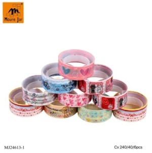  FITA ADESIVA DE POLIPROPILENO JG/ 5 PÇS    BOX /6  : MJ-J24613-1