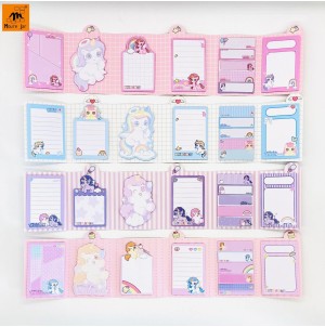 REF: 0070C-2019 LEMBRETE DE PAPEL, AUTO-ADESIVO LITLE PONEY ------------ CX:576/MIN:120PÇS/MUL:24PÇS