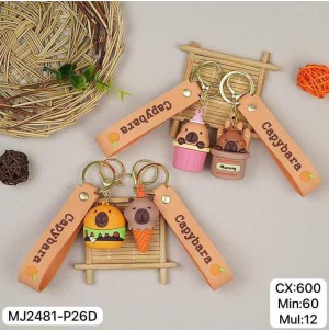 REF:MJ-2481-P26D CHAVEIRO EMBORRACHADO ----------- CX:600PÇS/SUB:120PÇS-MUL:12PÇS   