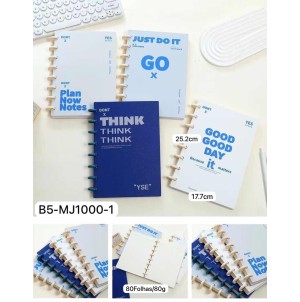 CADERNO. REF:B51000-1 ------------- CX:72PÇS/SUB:36PÇS   