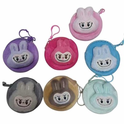 REF: MJ-2481-Q9 CHAVEIRO DE METAL, COM POMPOM LABUBU ------------- CX:600PÇS/SUB:120PÇS-BOX:12PÇS