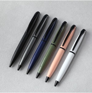 REF: MJ-21924-96 CANETA ESFEROGRAFICA, RETRATIL, METALICA -------------- CX:500PÇS /SUB: 50PÇS CADA COR   